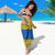 Ukraine Heritage Pride – Vyshyvanka Pattern Sarong with National Symbol in Blue & Yellow
