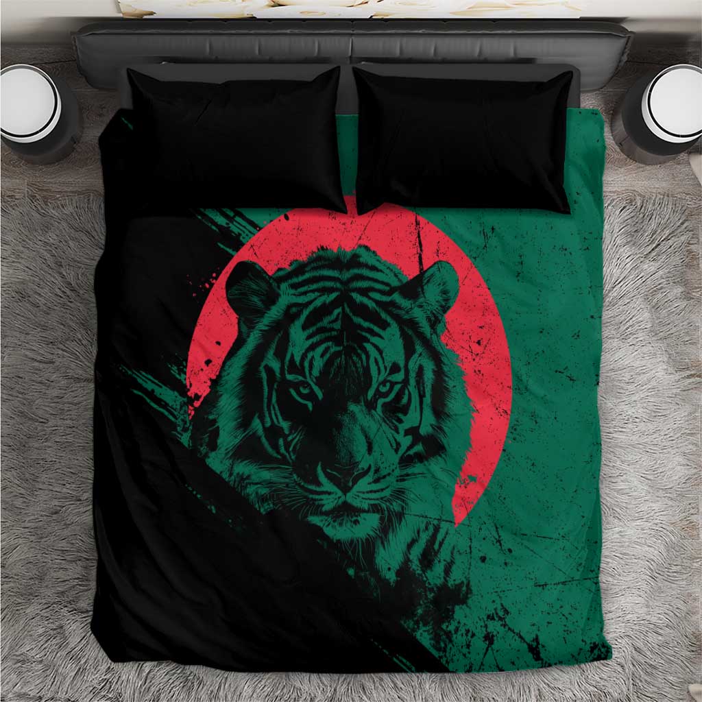 Bangladesh Bengal Tiger Bedding Set with National Flag and Emblem Design
