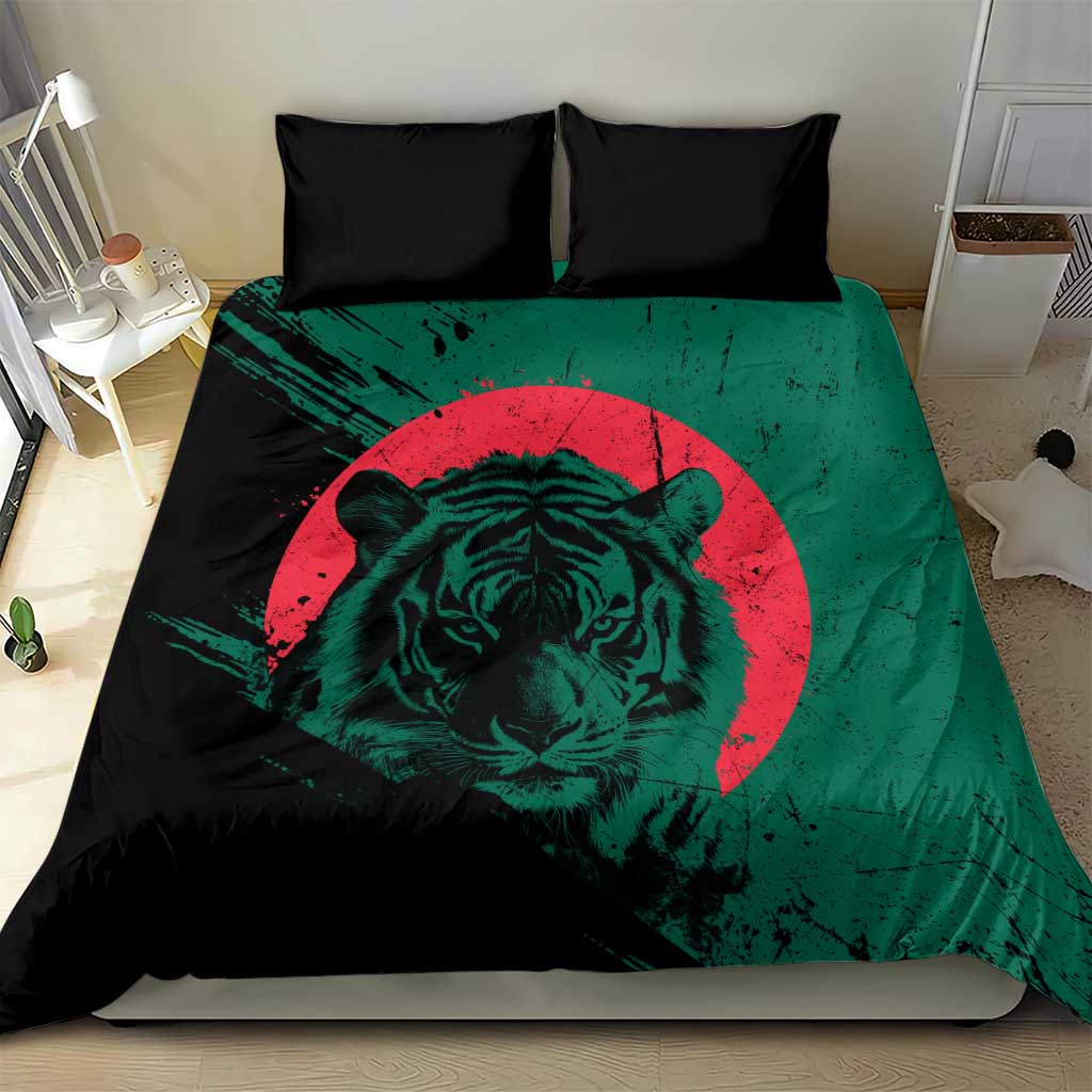 Bangladesh Bengal Tiger Bedding Set with National Flag and Emblem Design