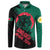 Bangladesh Bengal Tiger Button Sweatshirt with National Flag and Emblem Design