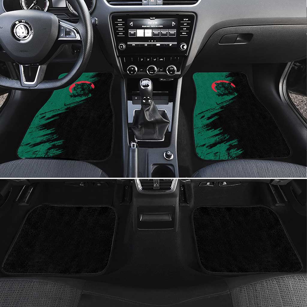 Bangladesh Bengal Tiger Car Mats with National Flag and Emblem Design