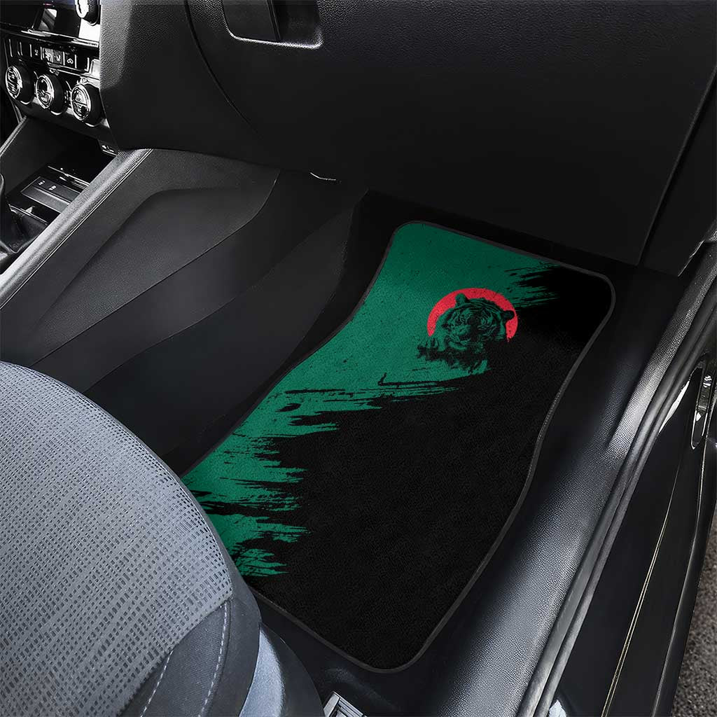 Bangladesh Bengal Tiger Car Mats with National Flag and Emblem Design