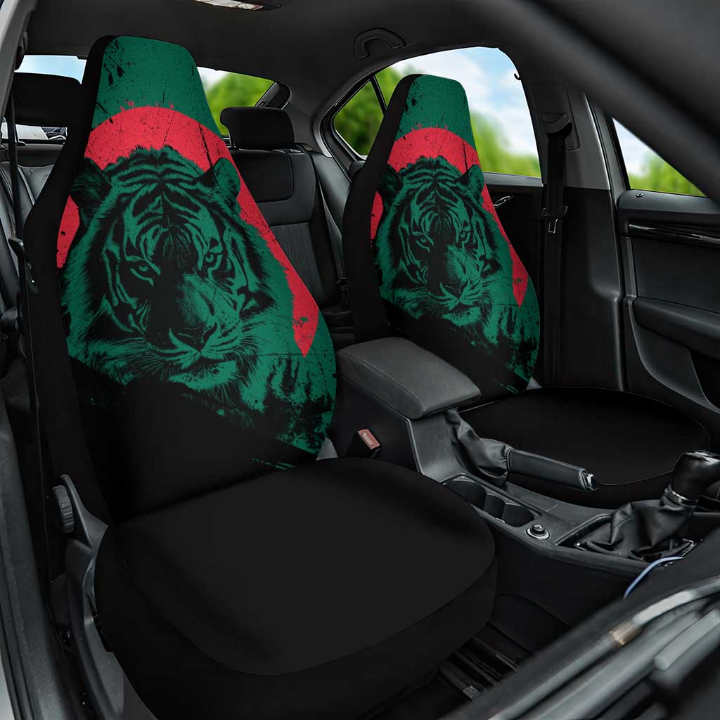 Bangladesh Bengal Tiger Car Seat Cover with National Flag and Emblem Design