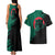 Bangladesh Bengal Tiger Couples Matching Tank Maxi Dress and Hawaiian Shirt with National Flag and Emblem Design