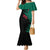 Bangladesh Bengal Tiger Family Matching Mermaid Dress and Hawaiian Shirt with National Flag and Emblem Design