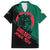 Bangladesh Bengal Tiger Family Matching Puletasi and Hawaiian Shirt with National Flag and Emblem Design