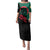 Bangladesh Bengal Tiger Family Matching Puletasi and Hawaiian Shirt with National Flag and Emblem Design