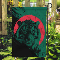 Bangladesh Bengal Tiger Garden Flag with National Flag and Emblem Design