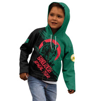 Bangladesh Bengal Tiger Kid Hoodie with National Flag and Emblem Design