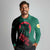 Bangladesh Bengal Tiger Long Sleeve Polo Shirt with National Flag and Emblem Design