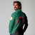 Bangladesh Bengal Tiger Long Sleeve Polo Shirt with National Flag and Emblem Design