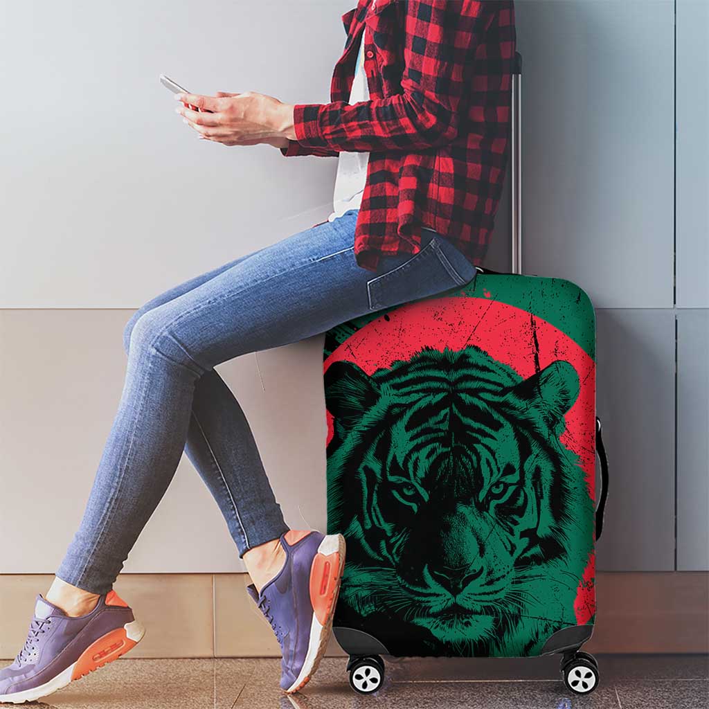 Bangladesh Bengal Tiger Luggage Cover with National Flag and Emblem Design