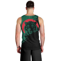 Bangladesh Bengal Tiger Men Tank Top with National Flag and Emblem Design
