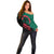Bangladesh Bengal Tiger Off Shoulder Sweater with National Flag and Emblem Design