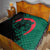 Bangladesh Bengal Tiger Quilt with National Flag and Emblem Design