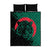 Bangladesh Bengal Tiger Quilt Bed Set with National Flag and Emblem Design