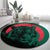 Bangladesh Bengal Tiger Round Carpet with National Flag and Emblem Design