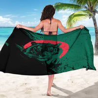 Bangladesh Bengal Tiger Sarong with National Flag and Emblem Design