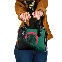 Bangladesh Bengal Tiger Shoulder Handbag with National Flag and Emblem Design