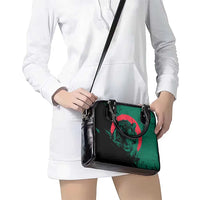 Bangladesh Bengal Tiger Shoulder Handbag with National Flag and Emblem Design