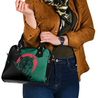 Bangladesh Bengal Tiger Shoulder Handbag with National Flag and Emblem Design