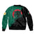 Bangladesh Bengal Tiger Sleeve Zip Bomber Jacket with National Flag and Emblem Design