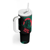 Bangladesh Bengal Tiger Tumbler With Handle with National Flag and Emblem Design
