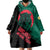 Bangladesh Bengal Tiger Wearable Blanket Hoodie with National Flag and Emblem Design