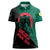 Bangladesh Bengal Tiger Women Polo Shirt with National Flag and Emblem Design