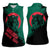 Bangladesh Bengal Tiger Women Sleeveless Polo Shirt with National Flag and Emblem Design