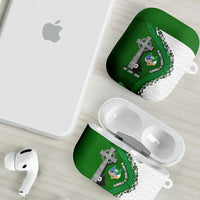 Ancient Order Of Hibernians AirPods Case Celtic Cross Irish American Flag Heritage