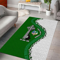 Ancient Order Of Hibernians Area Rug Celtic Cross Irish American Flag Heritage
