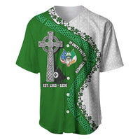 Ancient Order Of Hibernians Baseball Jersey Celtic Cross Irish American Flag Heritage