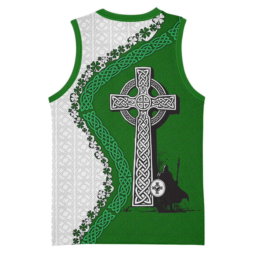 Ancient Order Of Hibernians Basketball Jersey Celtic Cross Irish American Flag Heritage