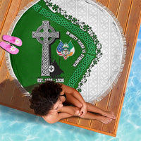 Ancient Order Of Hibernians Beach Blanket Celtic Cross Irish American Flag Heritage