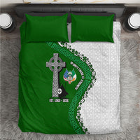Ancient Order Of Hibernians Bedding Set Celtic Cross Irish American Flag Heritage