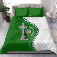 Ancient Order Of Hibernians Bedding Set Celtic Cross Irish American Flag Heritage
