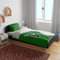 Ancient Order Of Hibernians Bedding Set Celtic Cross Irish American Flag Heritage