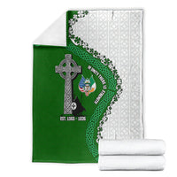 Ancient Order Of Hibernians Blanket Celtic Cross Irish American Flag Heritage