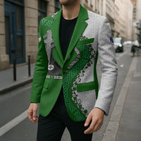 Ancient Order Of Hibernians Blazer Celtic Cross Irish American Flag Heritage