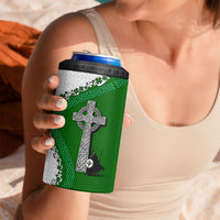 Ancient Order Of Hibernians 4 in 1 Can Cooler Tumbler Celtic Cross Irish American Flag Heritage