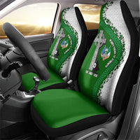 Ancient Order Of Hibernians Car Seat Cover Celtic Cross Irish American Flag Heritage