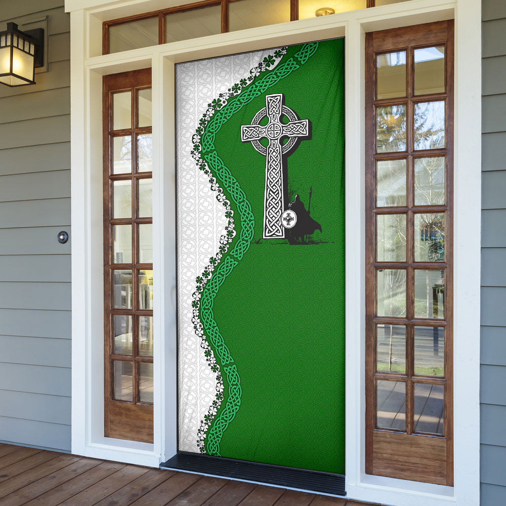 Ancient Order Of Hibernians Door Cover Celtic Cross Irish American Flag Heritage