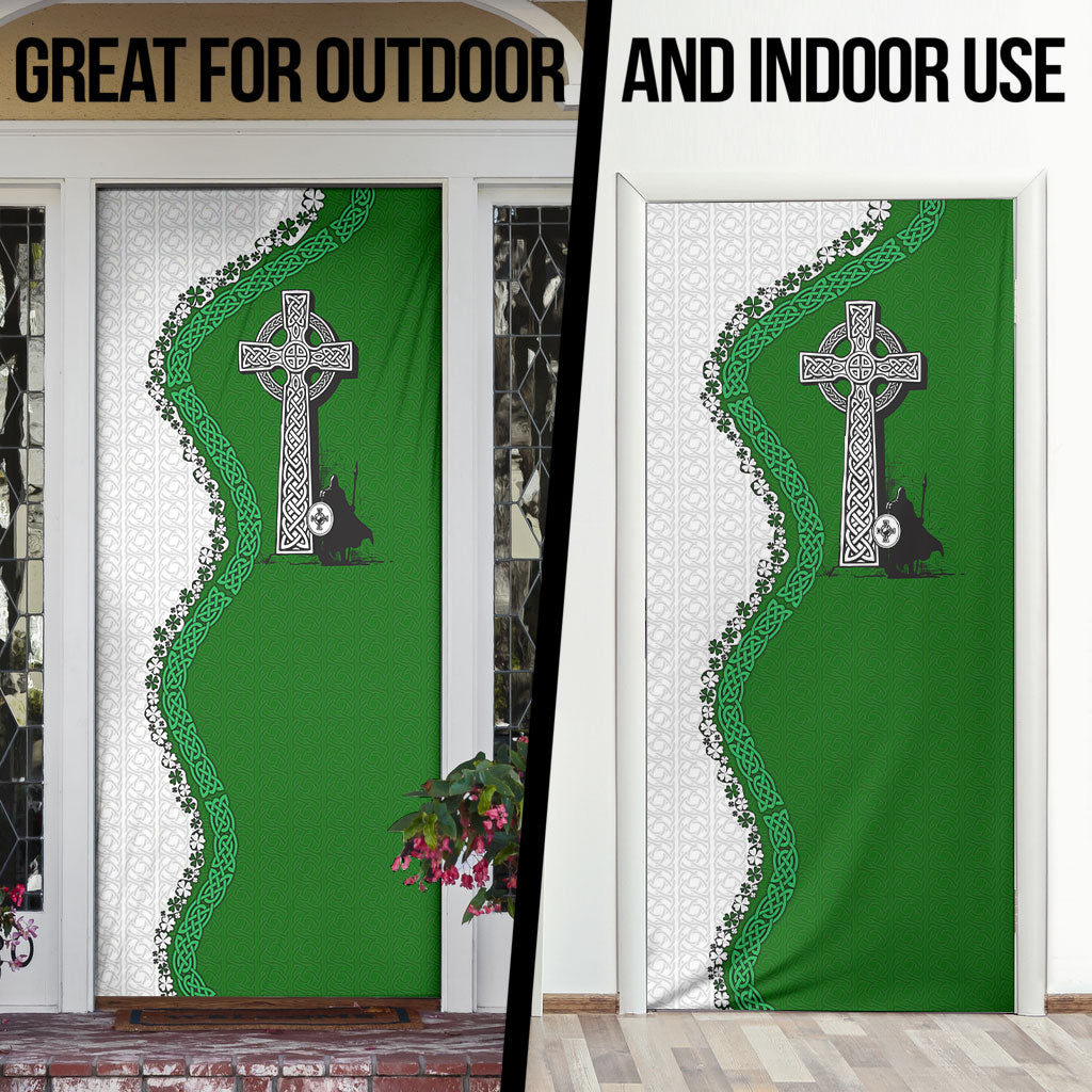 Ancient Order Of Hibernians Door Cover Celtic Cross Irish American Flag Heritage