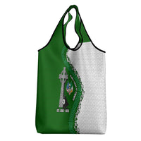 Ancient Order Of Hibernians Grocery Bag Celtic Cross Irish American Flag Heritage