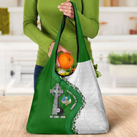 Ancient Order Of Hibernians Grocery Bag Celtic Cross Irish American Flag Heritage