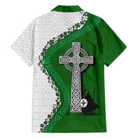 Ancient Order Of Hibernians Hawaiian Shirt Celtic Cross Irish American Flag Heritage