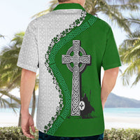 Ancient Order Of Hibernians Hawaiian Shirt Celtic Cross Irish American Flag Heritage