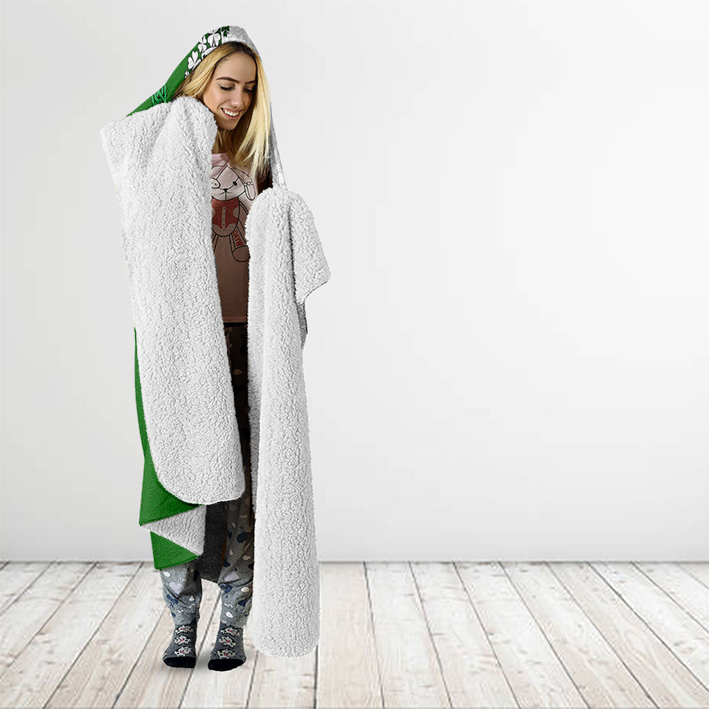 Ancient Order Of Hibernians Hooded Blanket Celtic Cross Irish American Flag Heritage