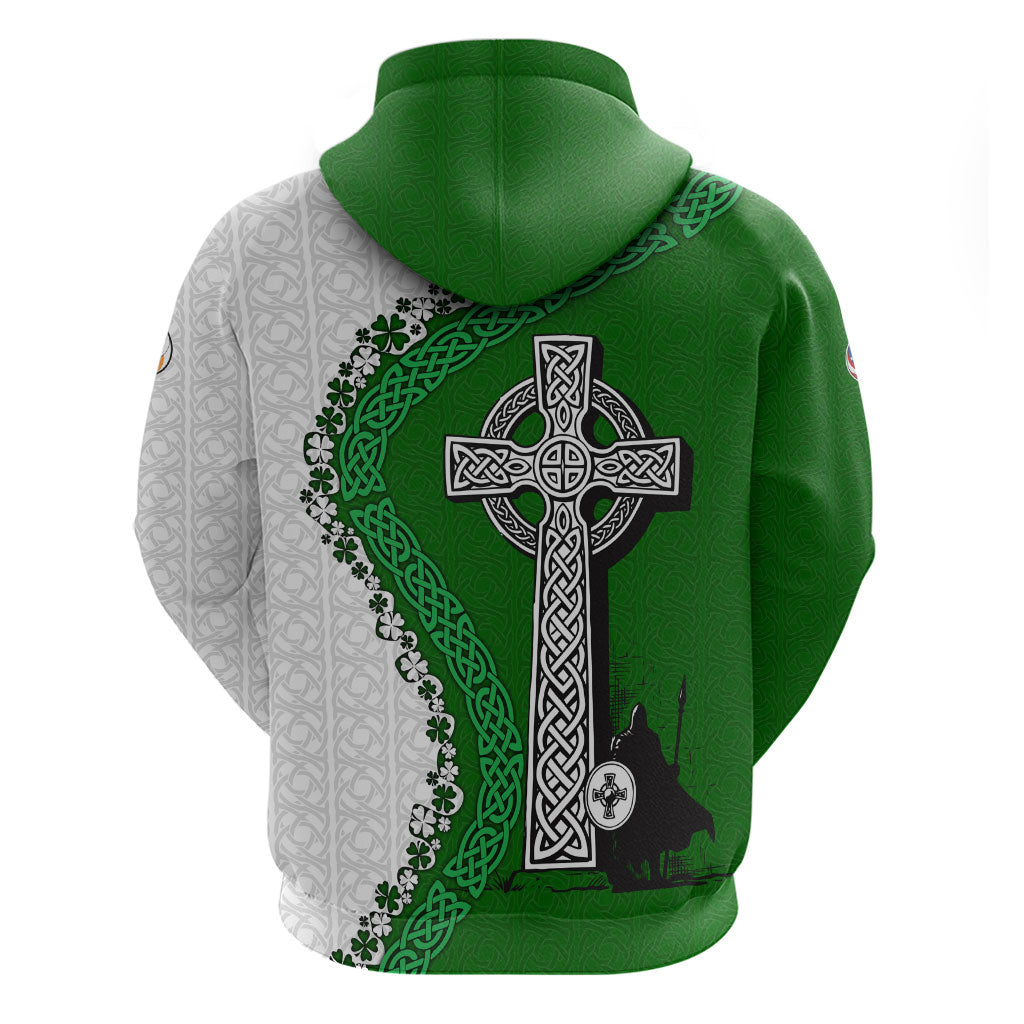 Ancient Order Of Hibernians Hoodie Celtic Cross Irish American Flag Heritage
